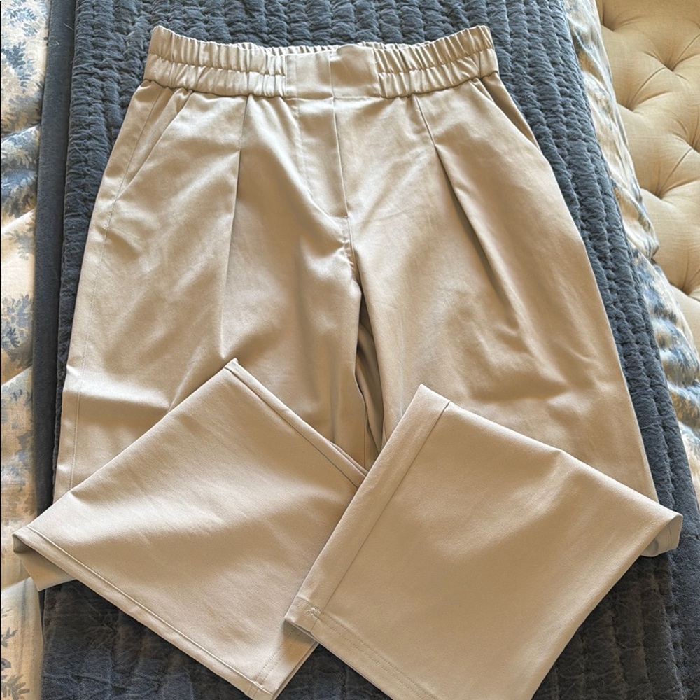 Brochu Walker Taupe Elastic Waist Trousers